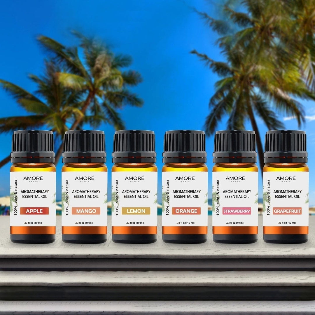 6-Piece: Tropical Collection Therapeutic-Grade Aromatherapy Essential Oil Set Image 2