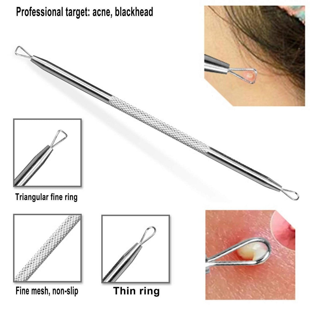 6-Pieces Set: Blackhead Remover Comedones Extractor Acne Removal Kit Image 2