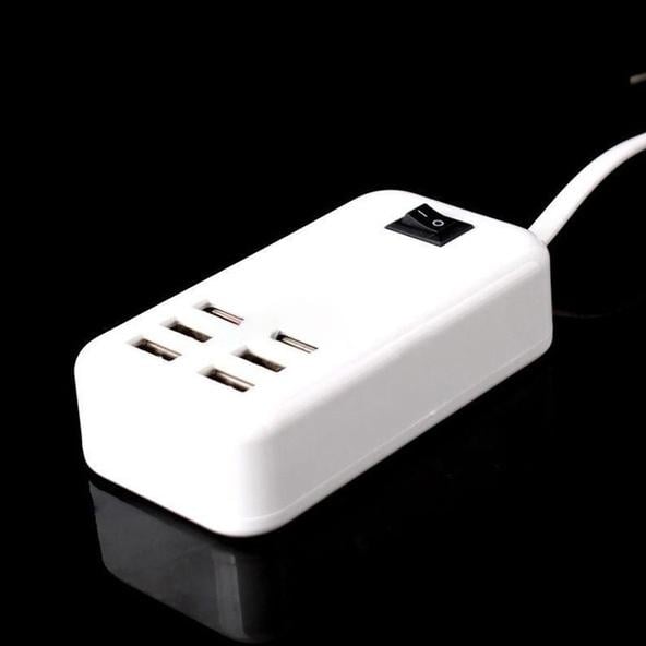 6-Ports USB-Powered Devices Wall Charger Power Adapter Image 3