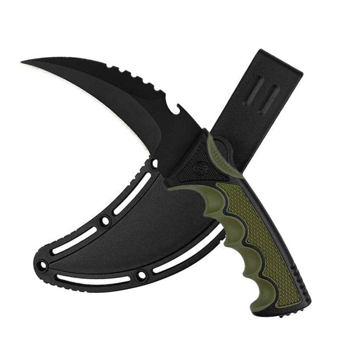 8.5" Karambit Fixed Blade Tactical Knife W/ ABS Holster Image 3