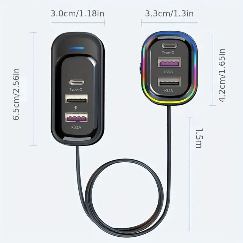 81W Fast Car Charger Image 2