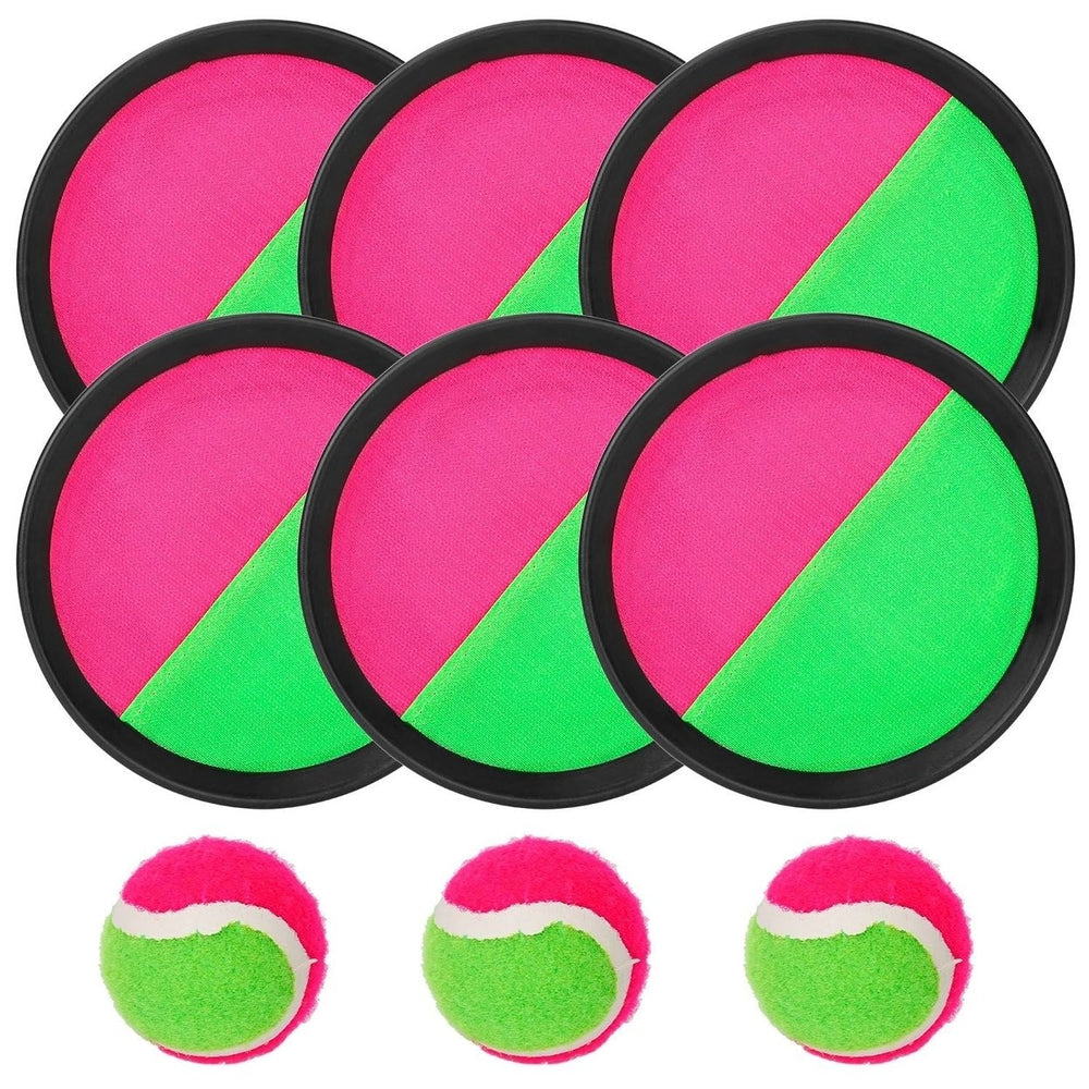 9-Piece Set: Toss and Catch Ball Throw Image 2