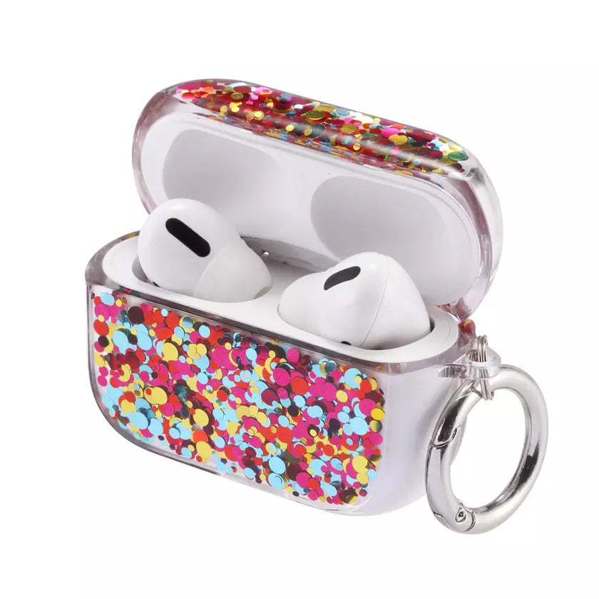 AirPods for Apple 1 and 2 Case Cover with Keychain Carabiner Image 2