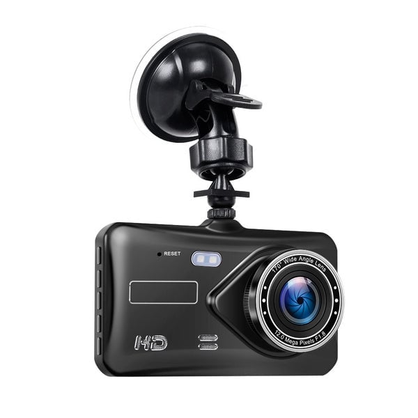 A6T 4-Inch 170 Wide Angle Full HD 1080P Car DVR Dual Lens Dash Cam Rear View Camera Video Recorder with Touch Screen Image 1