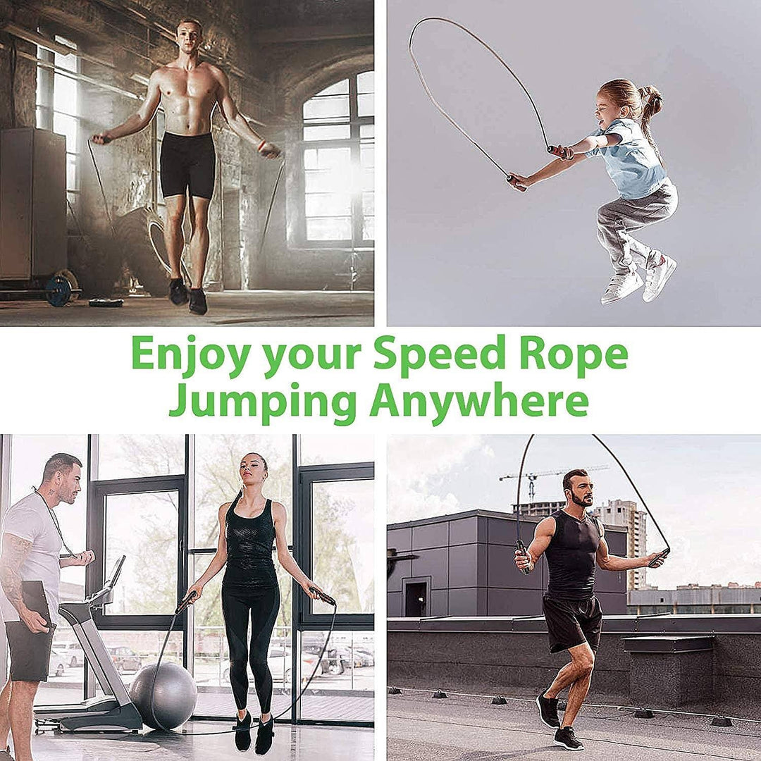 ACECOM Jump Rope Tangle-Free with Ball Bearings Image 3