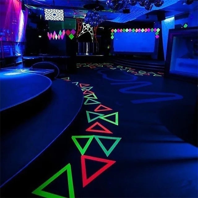 6-Pack: UV Gaffer Fluorescent Party Tape Blacklight Reactive Glow In The Dark Tape Image 11