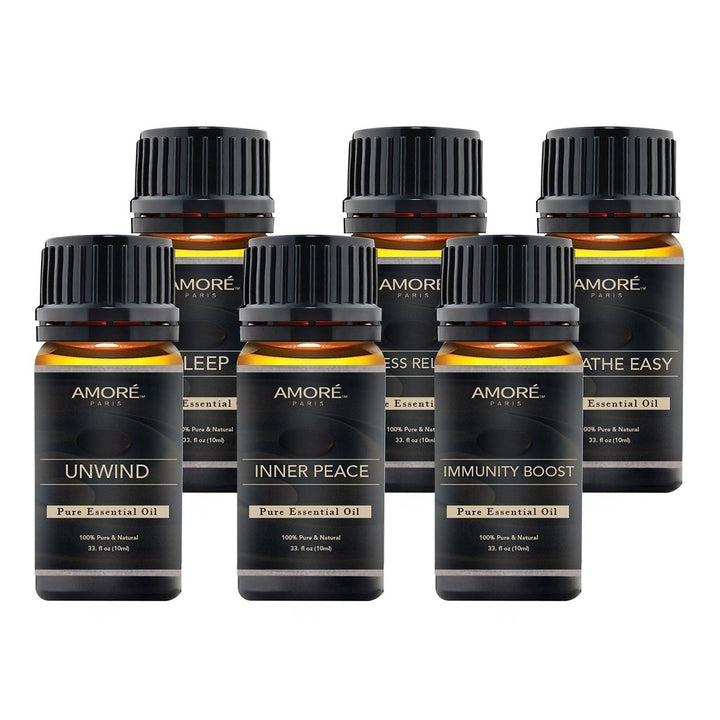 6-Pack: Well-Being Yoga Aromatherapy Essential Oil Gift Set Image 1