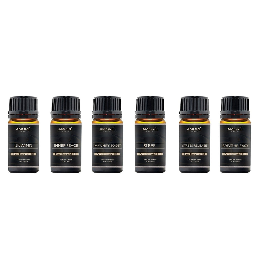 6-Pack: Well-Being Yoga Aromatherapy Essential Oil Gift Set Image 2