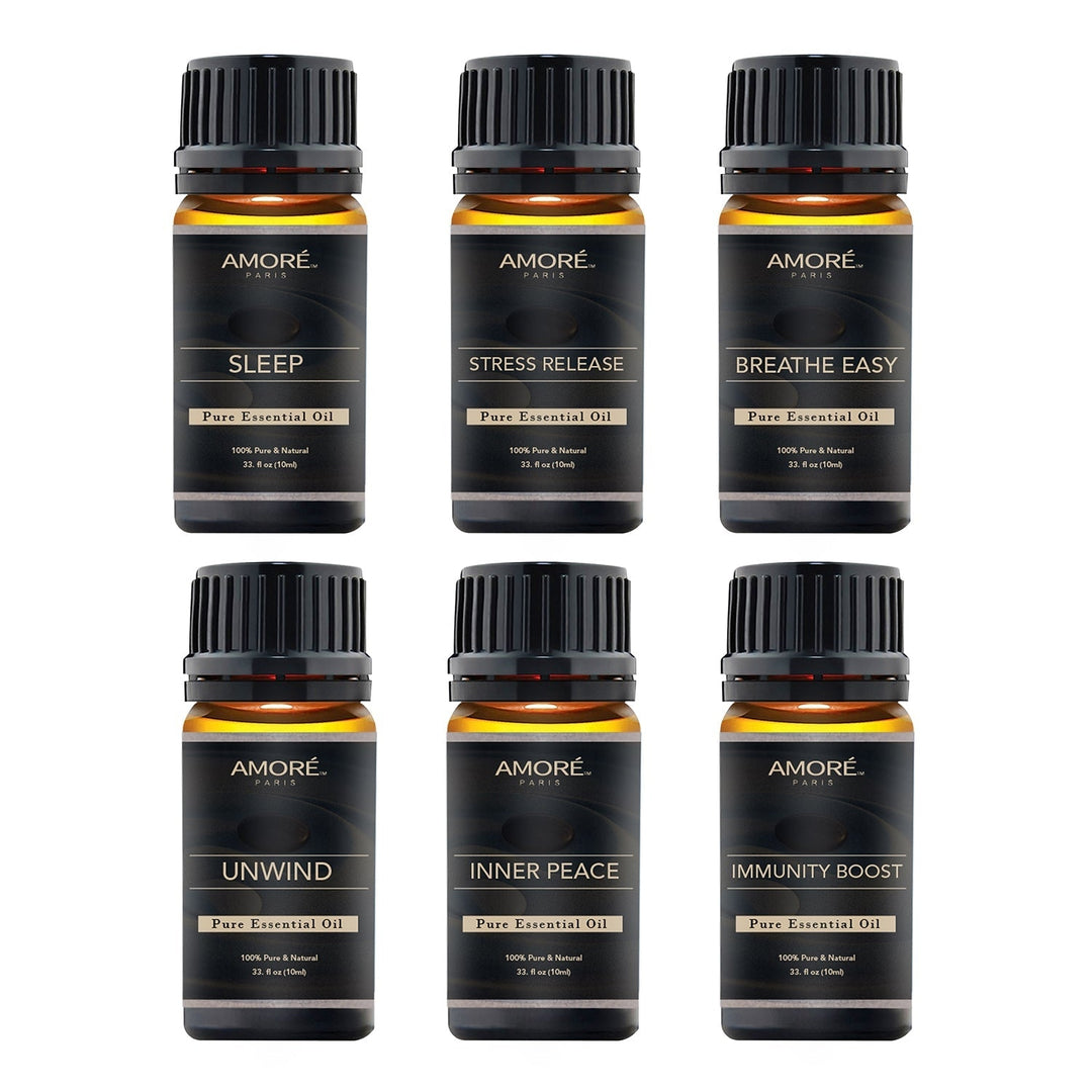 6-Pack: Well-Being Yoga Aromatherapy Essential Oil Gift Set Image 3