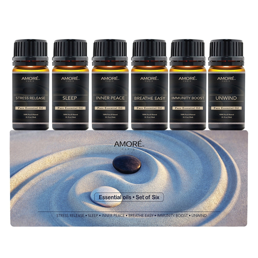 6-Pack: Well-Being Yoga Aromatherapy Essential Oil Gift Set Image 4