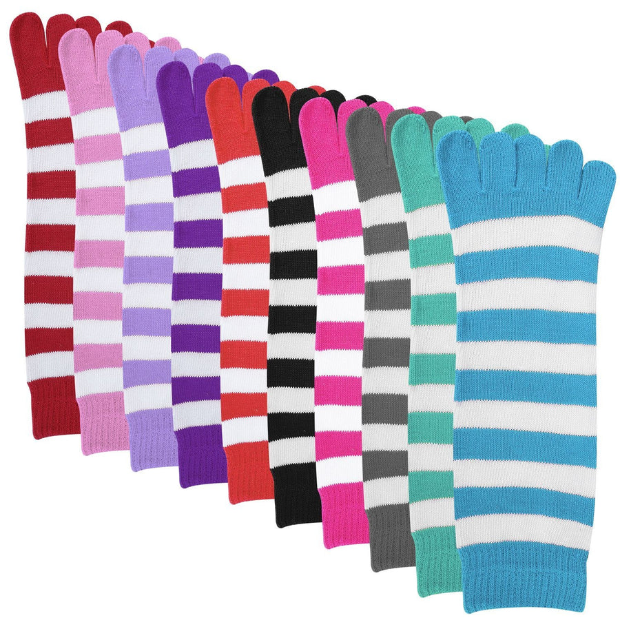 6-Pair: 5 Toes Socks Soft Breathable Ankle Socks Image 1