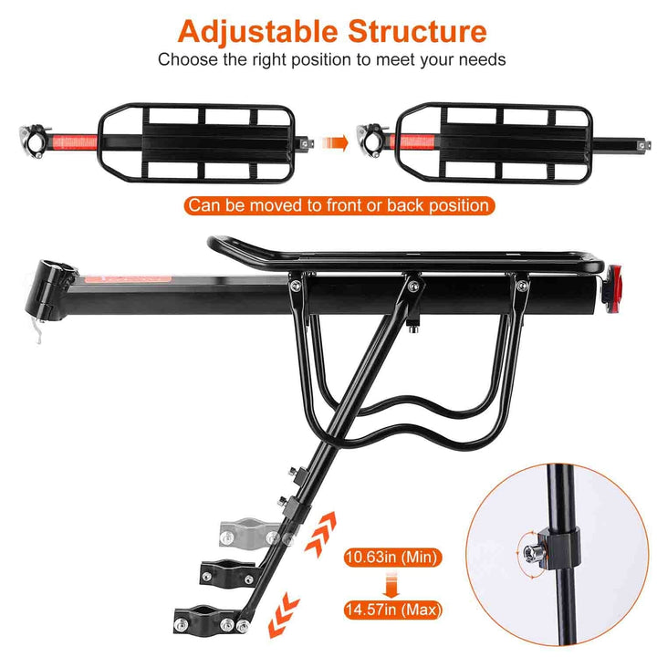 Adjustable Bike Cargo Rack Image 6