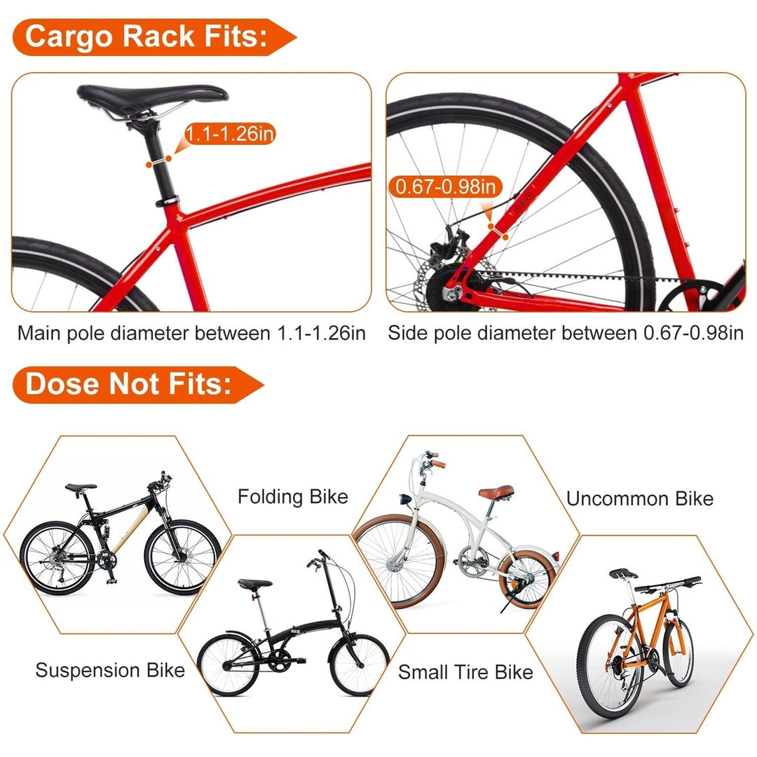 Adjustable Bike Cargo Rack Image 10