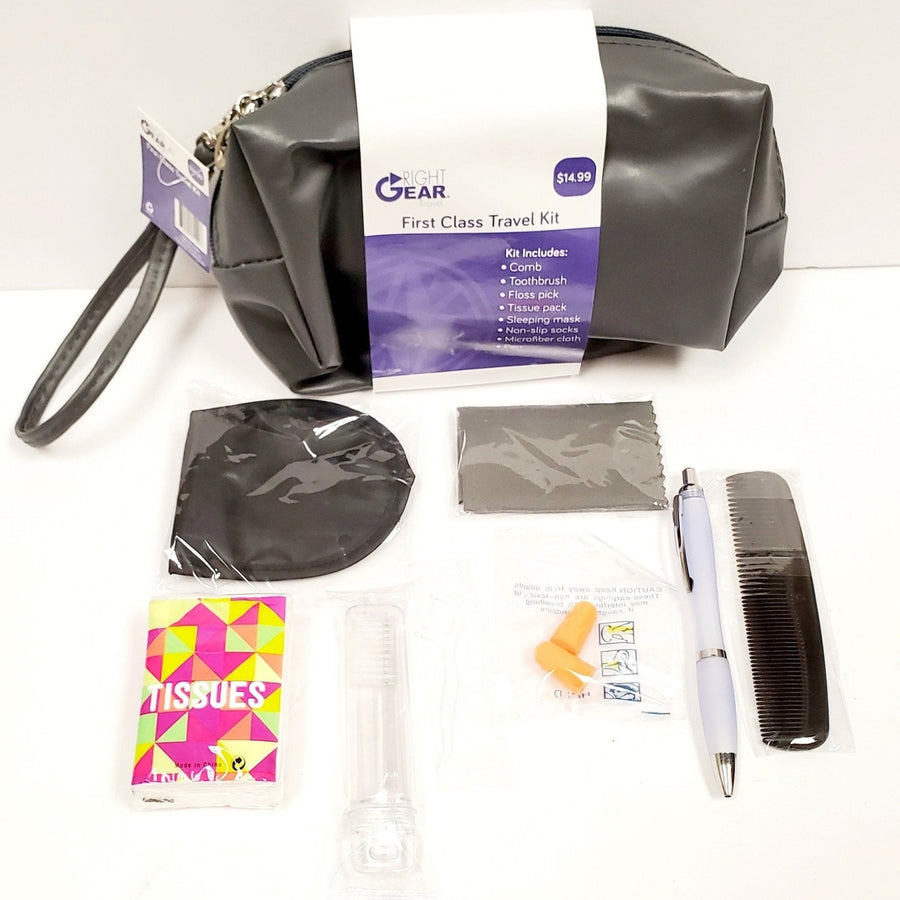 9-Piece: Travel Kit with Toiletry Bag Image 1