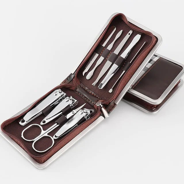 9-Pieces Set: Carbon Steel Nail Clippers Set Image 2