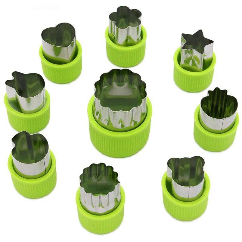 9-Pieces Set: LENK Vegetable Cutter Shapes Image 1