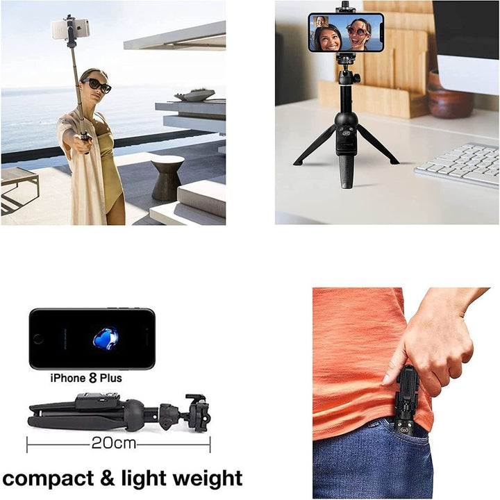 Aluminum Alloy Selfie Stick Phone Tripod Image 6