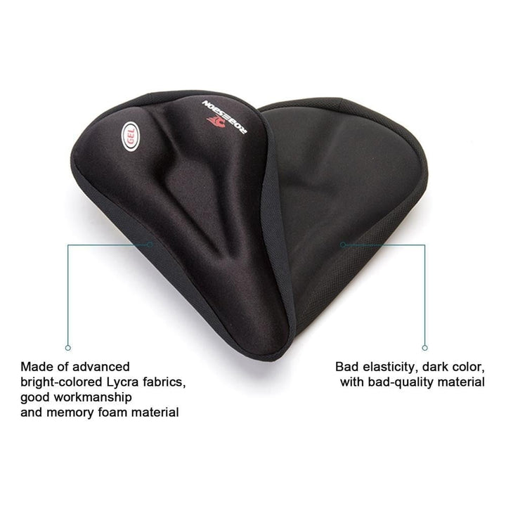 Anti-Slip Silicone Gel Pad Cushion Seat - Saddle Cover for Bike Bicycle Cycling Image 4