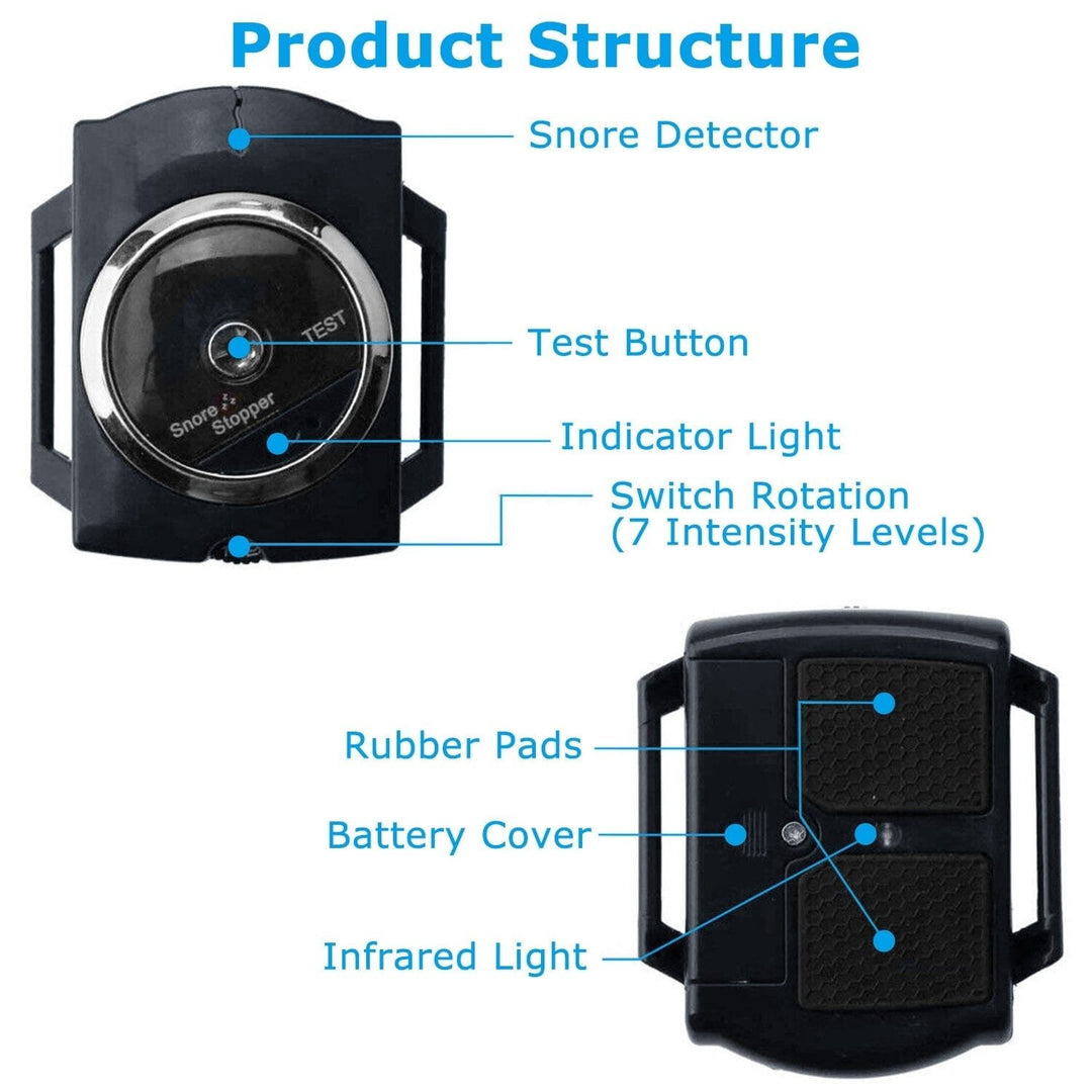 Anti-Snore Infrared Wristband with Conductive Film Image 4