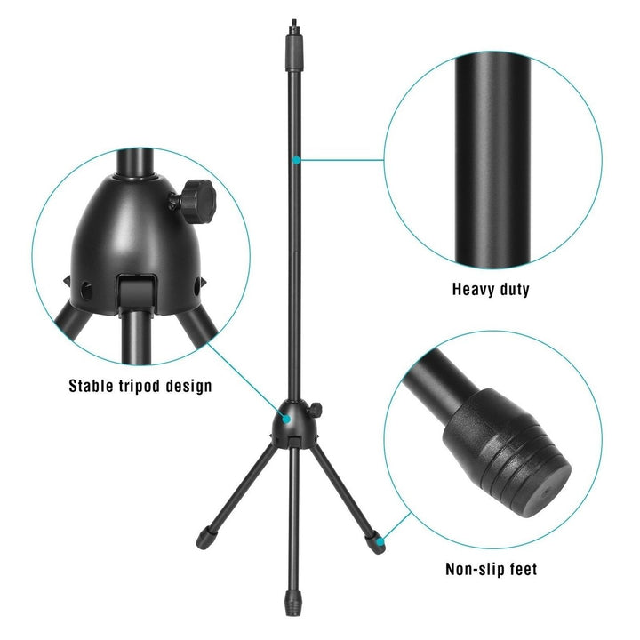 Anti-slip Tripod Condenser Microphone Stand Image 4