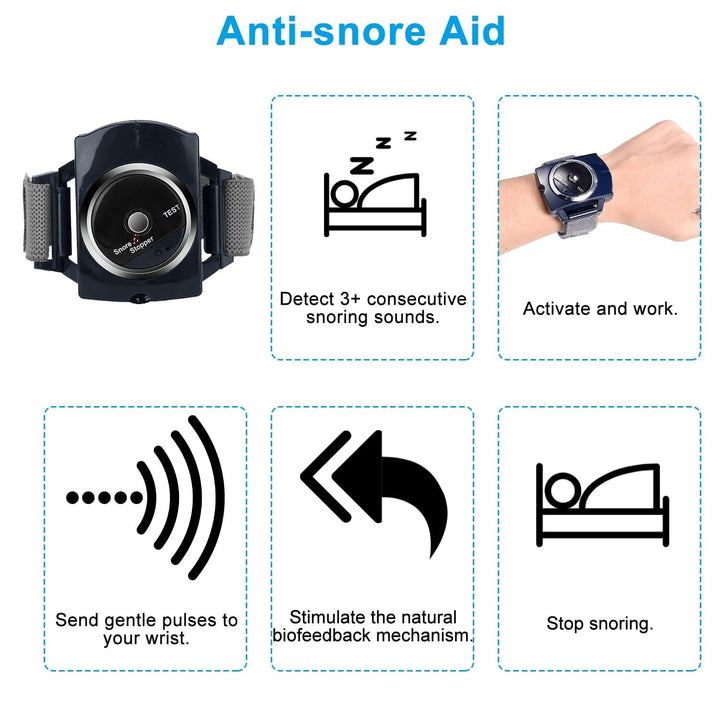 Anti-Snore Infrared Wristband with Conductive Film Image 7