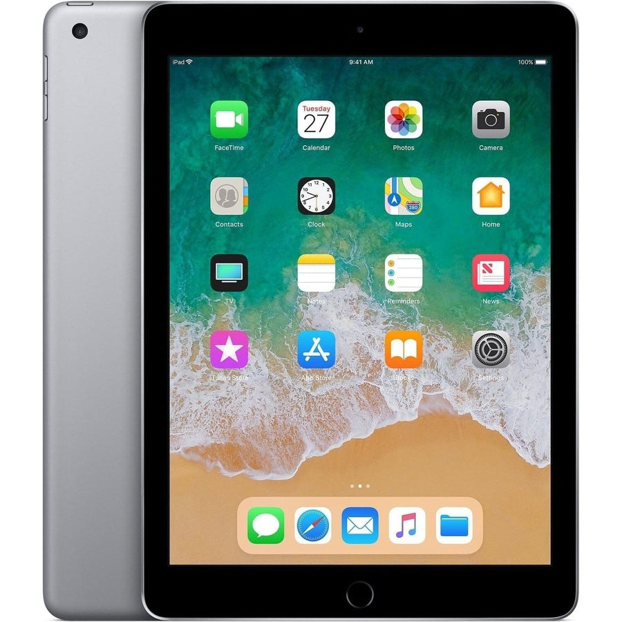 Apple iPad 6th Gen Wi-Fi 128GB Space Gray - (Refurbished) Image 1