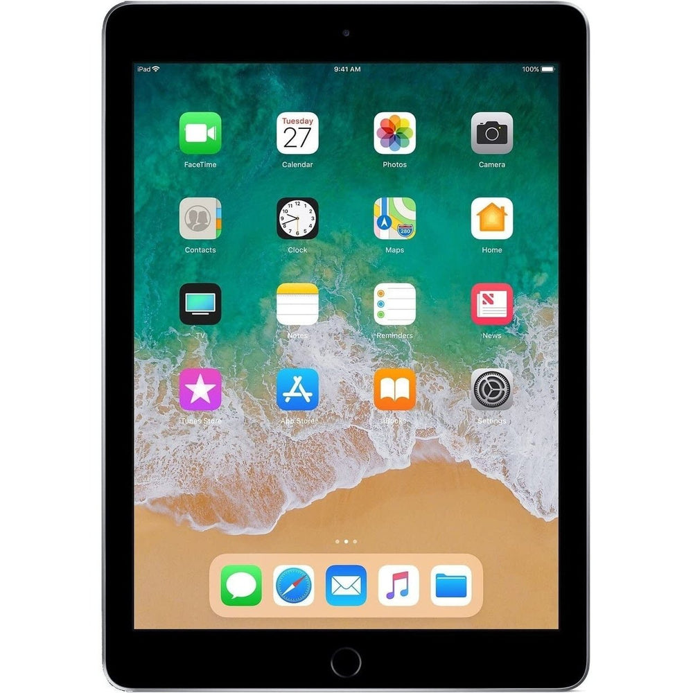 Apple iPad 6th Gen Wi-Fi 128GB Space Gray - (Refurbished) Image 2