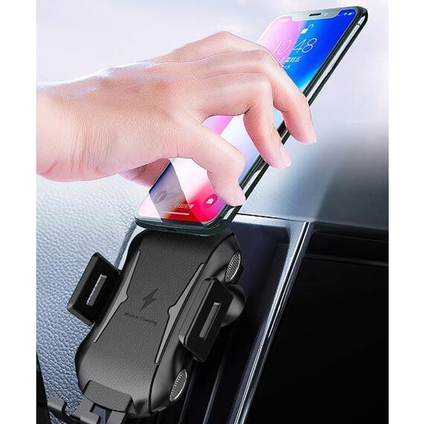 Automatic Clamping Wireless Car Charger Mount Image 4