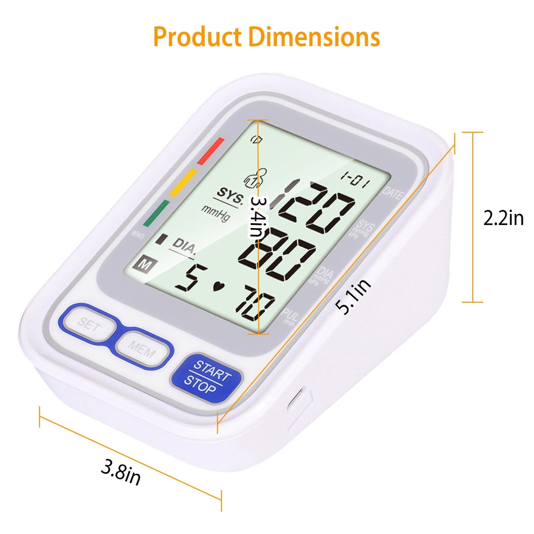 Automatic Arm Blood Pressure Monitor Digital Image 4