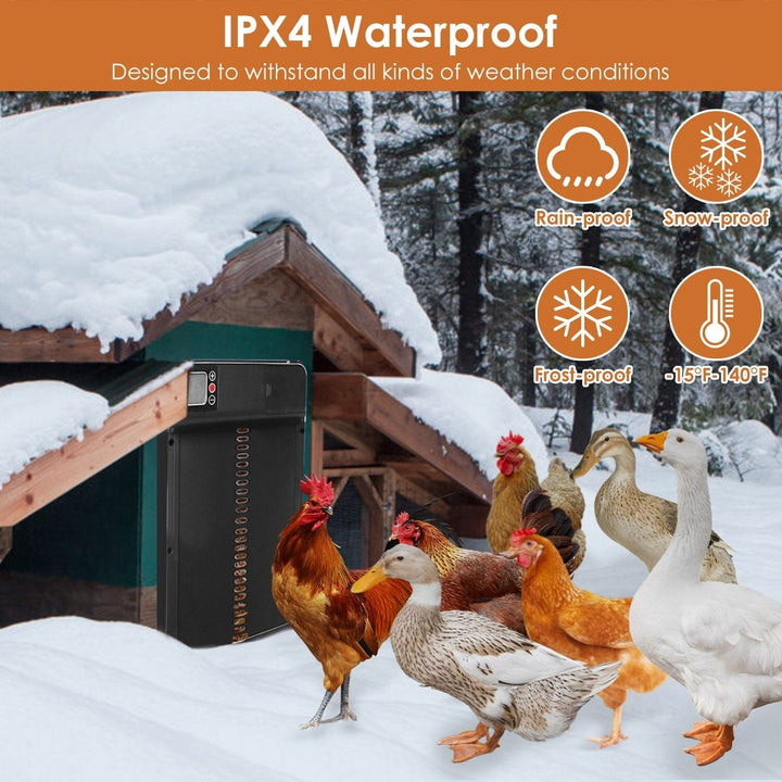 Automatic Chicken Coop Door with Timer Setting Image 4