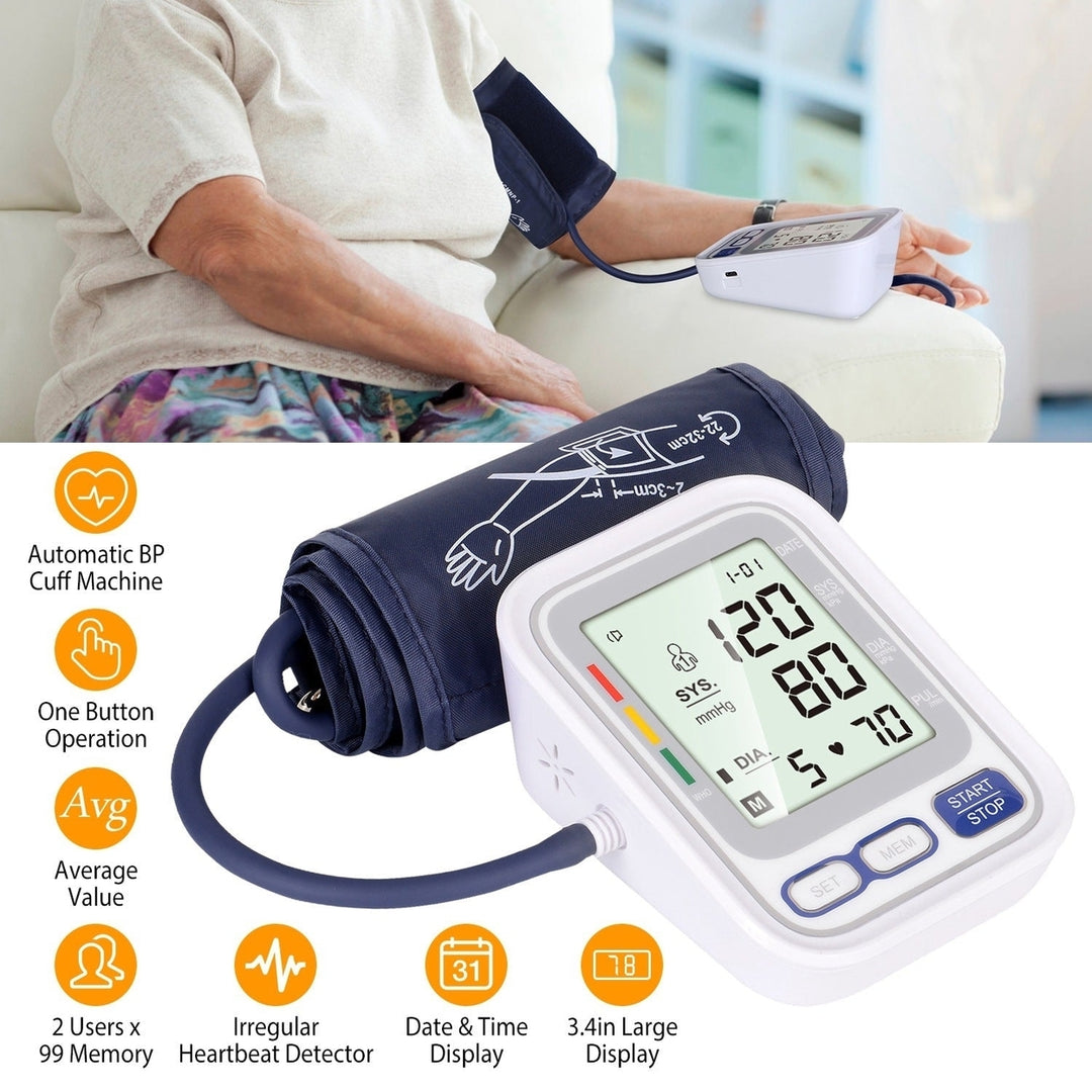 Automatic Arm Blood Pressure Monitor Digital Image 12