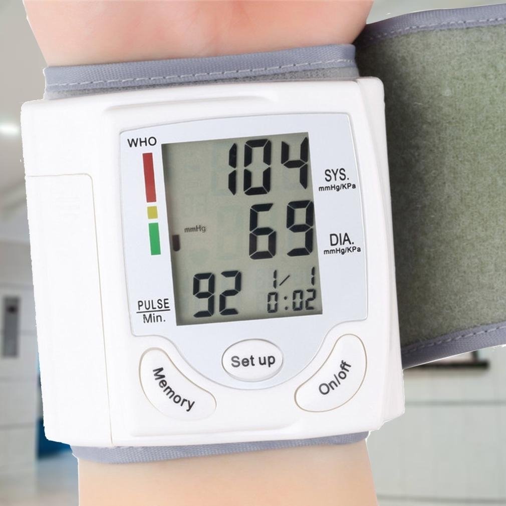 Automatic Digital Wrist Cuff Blood Pressure Monitor Image 1