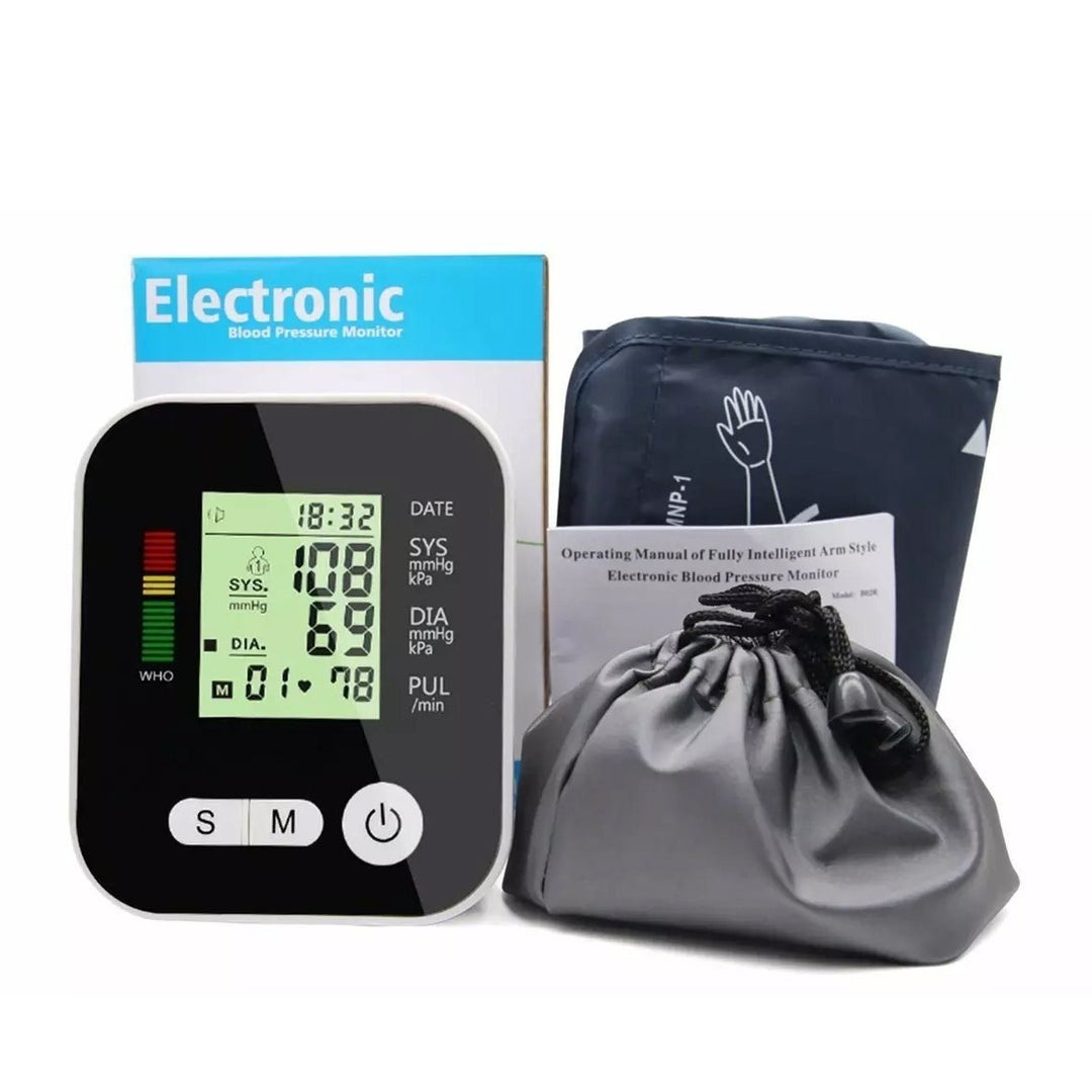 Automatic Digital Upper Arm Blood Pressure Cuff Monitor Sphygmomanometer Image 4