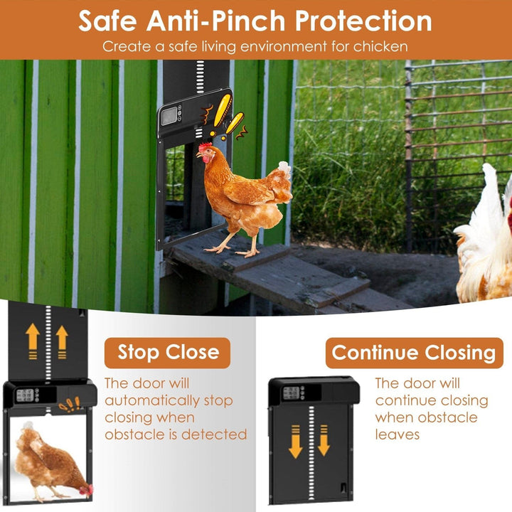 Automatic Chicken Coop Door with Timer Setting Image 7