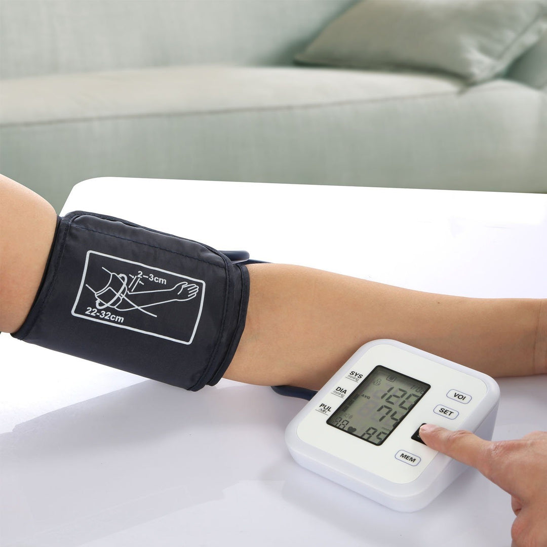 Arm Blood Pressure Monitor with Adjustable Cuff Image 1