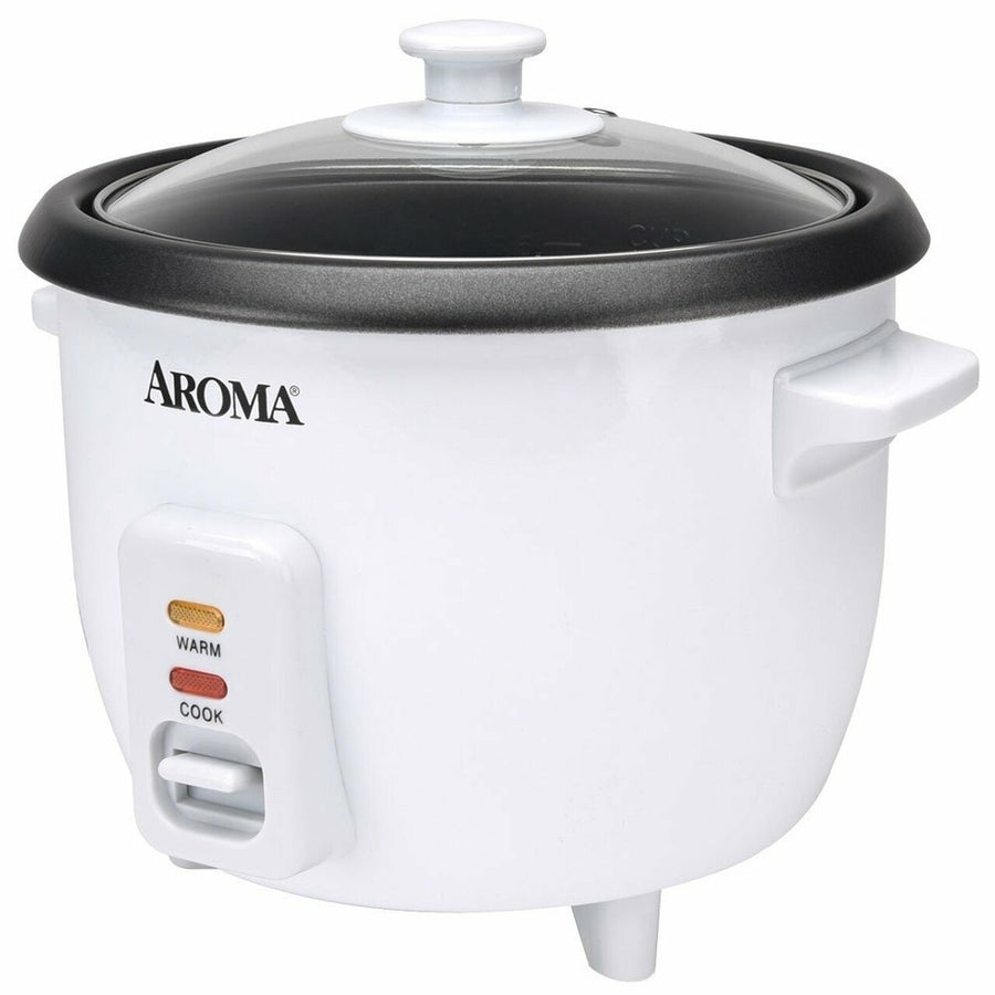 Aroma 6-Cup 1.5Qt. Non-Stick Rice Cooker (Refurbished) Image 1