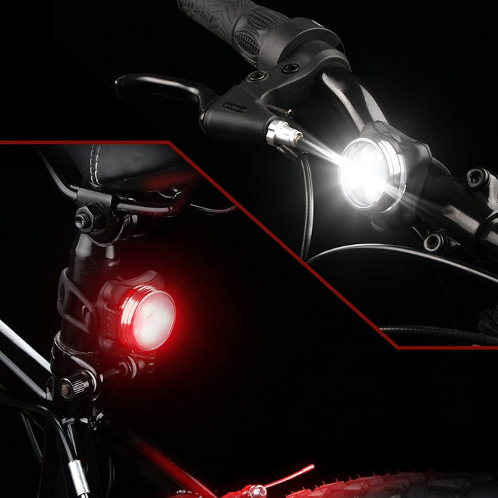 Ascher USB Rechargeable Bike Light Set Image 4