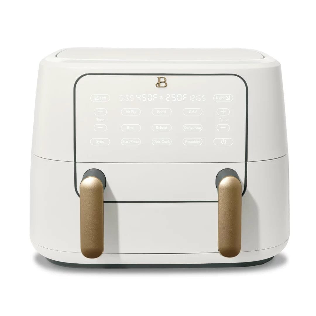 Beautiful 9 QT TriZone Air Fryer White Icing by Drew Barrymore Image 3