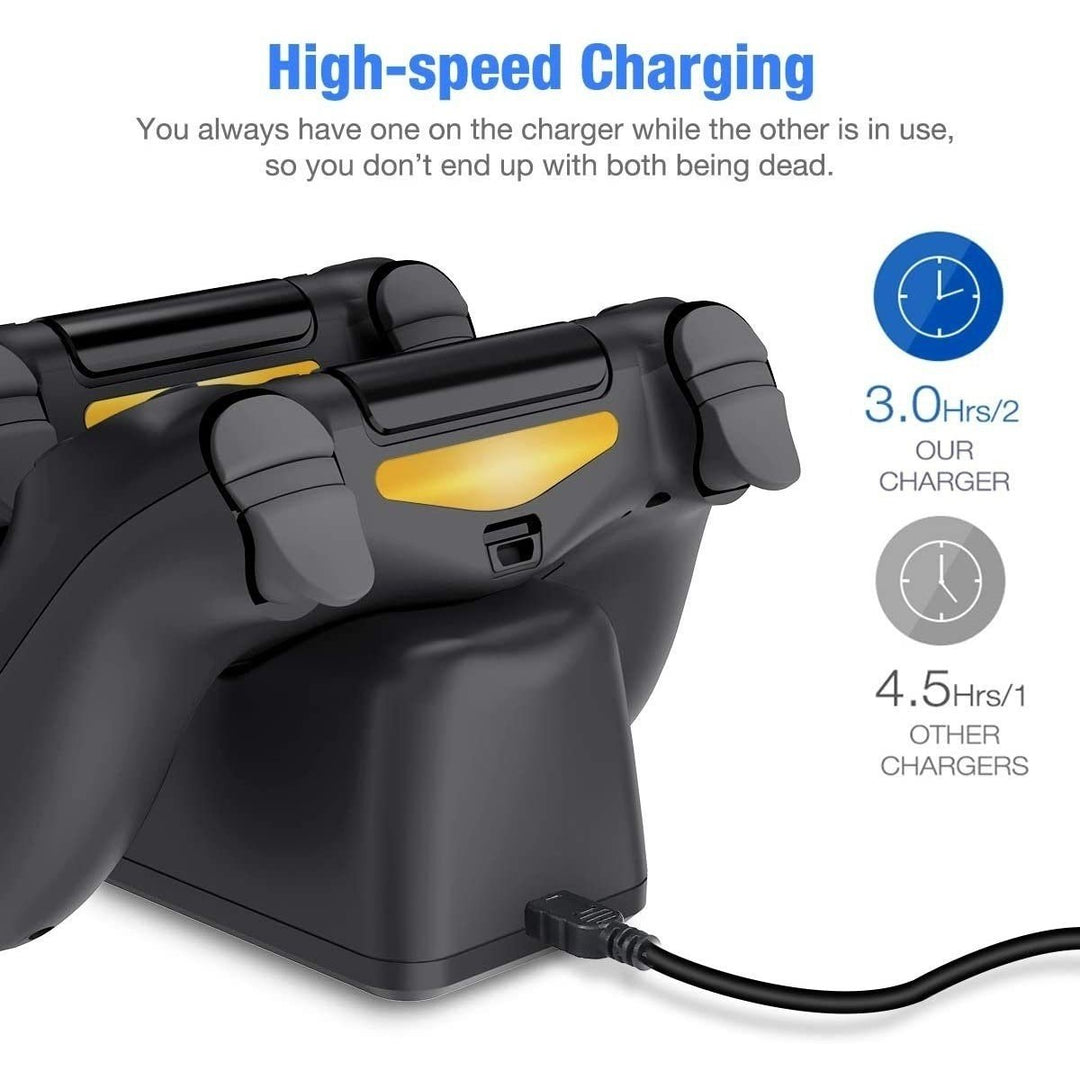 BEBONCOOL Controller USB Charging Station Dock for PS4 Image 4