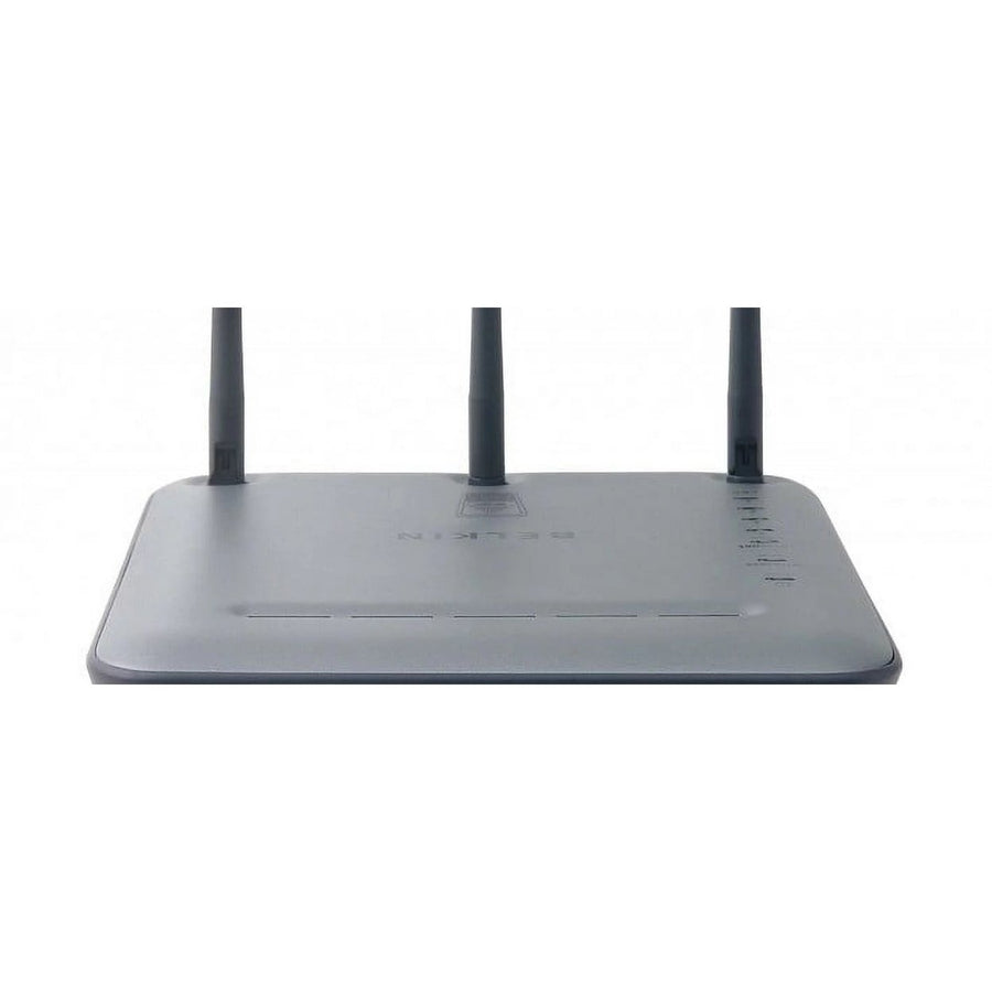 Belkin Wireless F5D8230-4 802.11x Pre-N Router Connects to Cable or DSL Modem (Black) Image 1