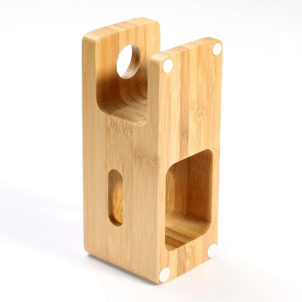 Bamboo Wood Charging Stand for Apple Watch Image 2