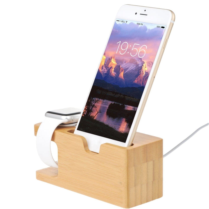 Bamboo Wood Charging Stand for Apple Watch Image 7