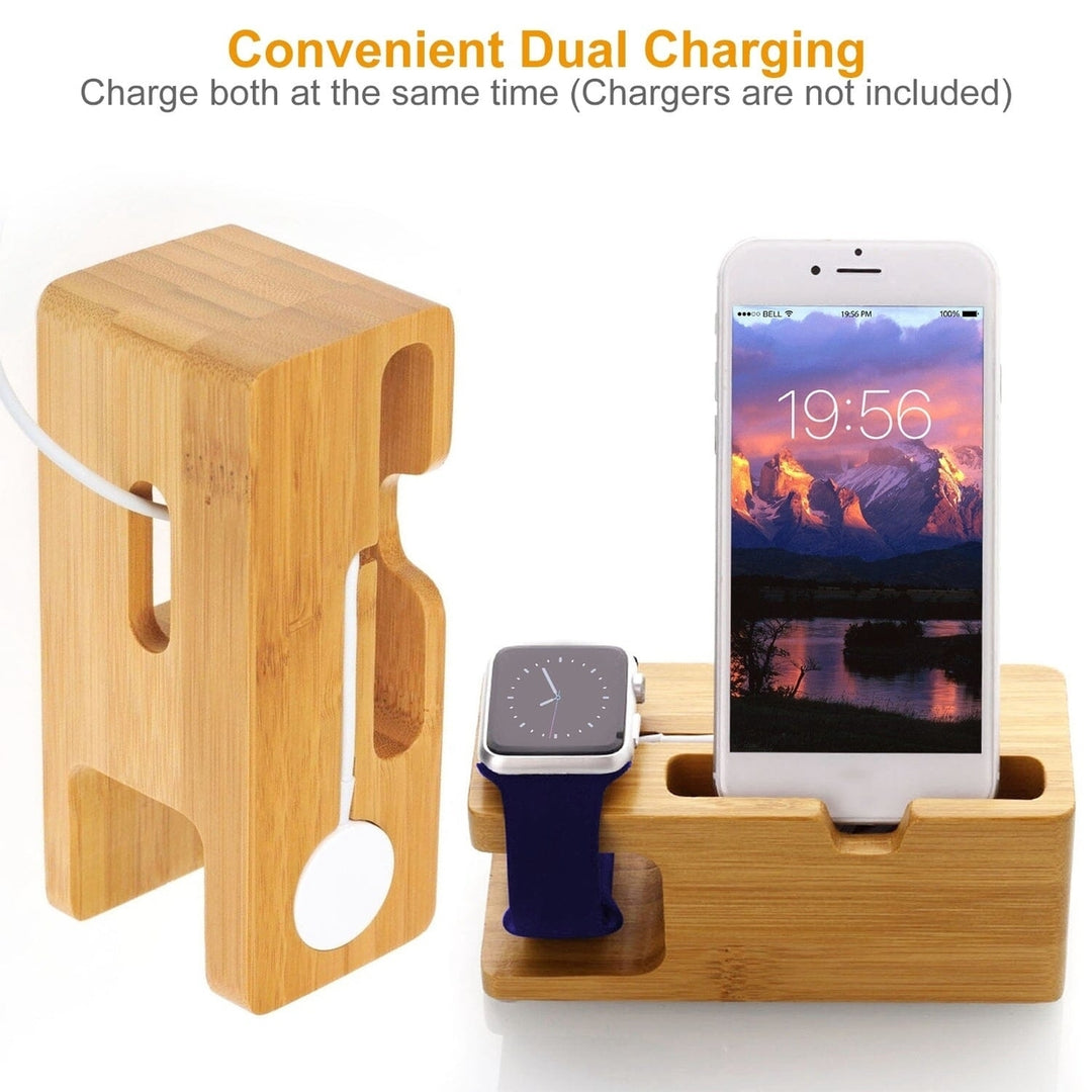 Bamboo Wood Charging Stand for Apple Watch Image 12