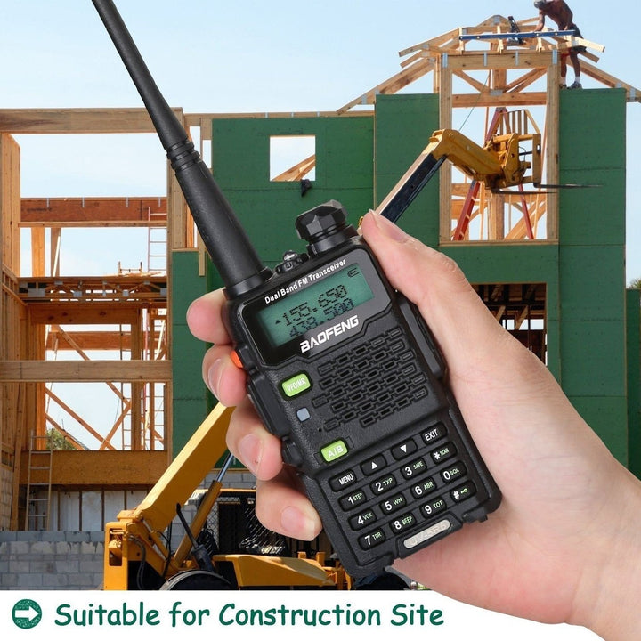 BAOFENG UV-5R5 VHF/UHF Dual Band Two Way Ham Radio Transceiver Walkie Talkie Image 9