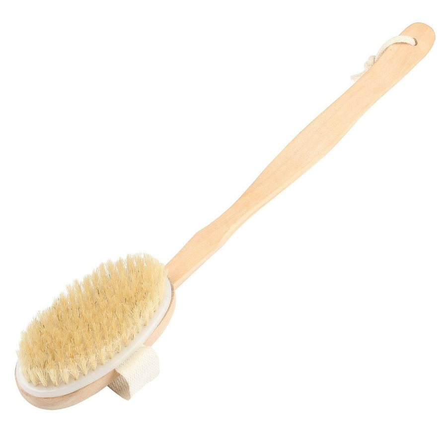 Bath Brush 15" Shower Body Back Scrubber Image 1