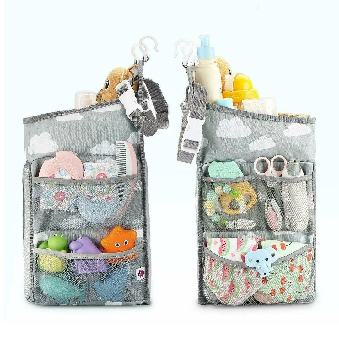 Baby Hanging Storage Caddy Crib Organizer Image 2