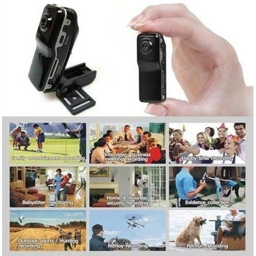 Black Sports Video Camera Mini DVR Camera Image 1