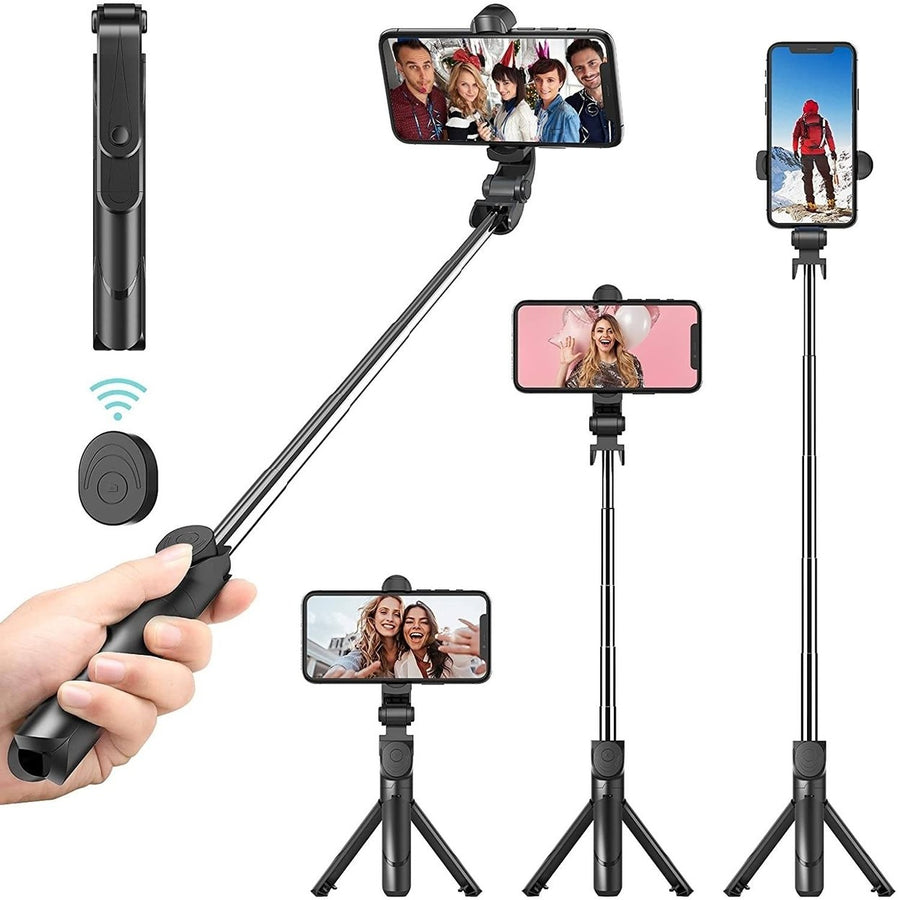 Bluetooth Selfie Stick Tripod Image 1