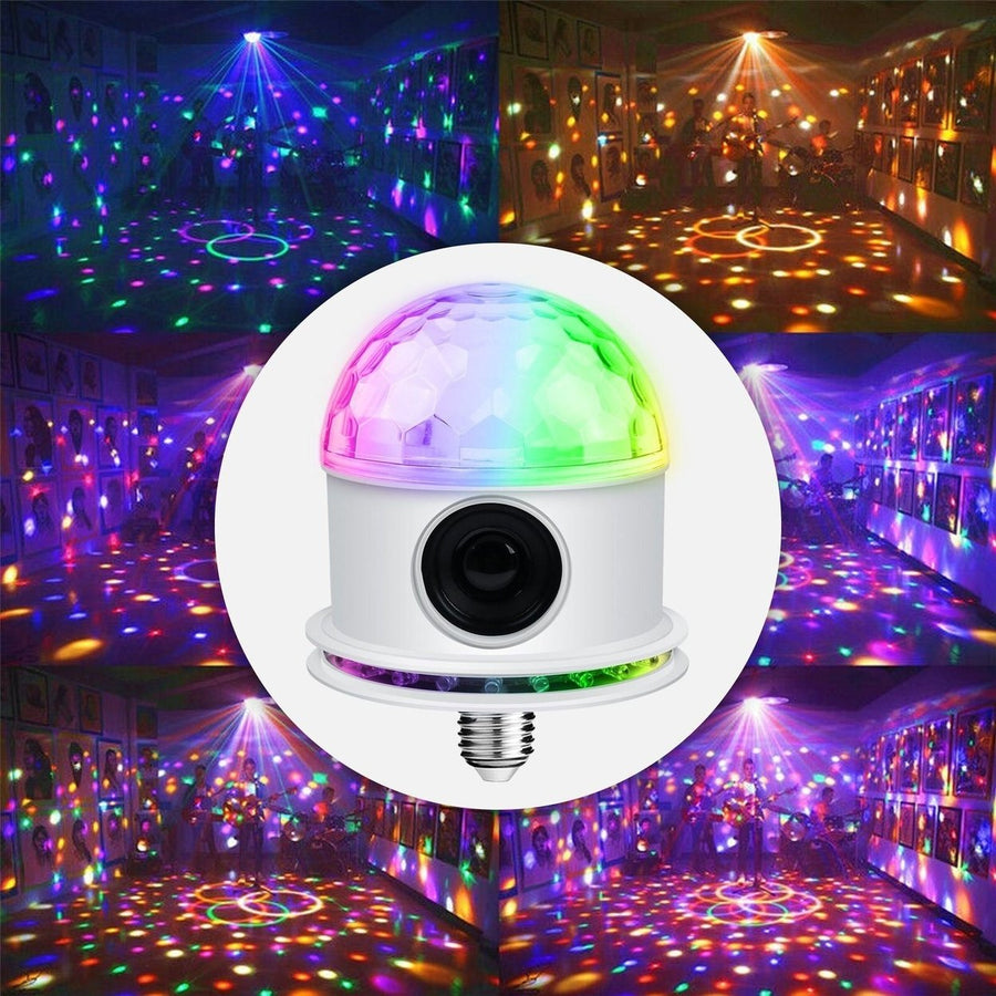 Bluetooth RGB Disco Party Light LED Stage Ball Light KTV Strobe DJ Activated Lamp Image 1