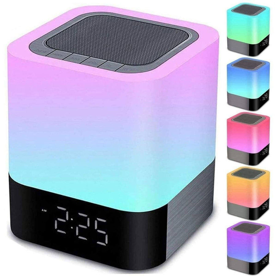 Bluetooth Speaker Touch Sensor Bedside Lamp Image 1